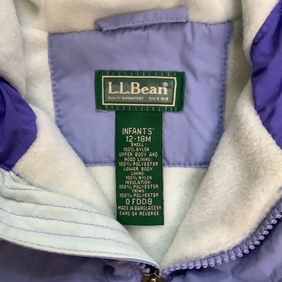 L.L. Bean Infants Snowsuit Size 12-18 months - Picture 2 of 2